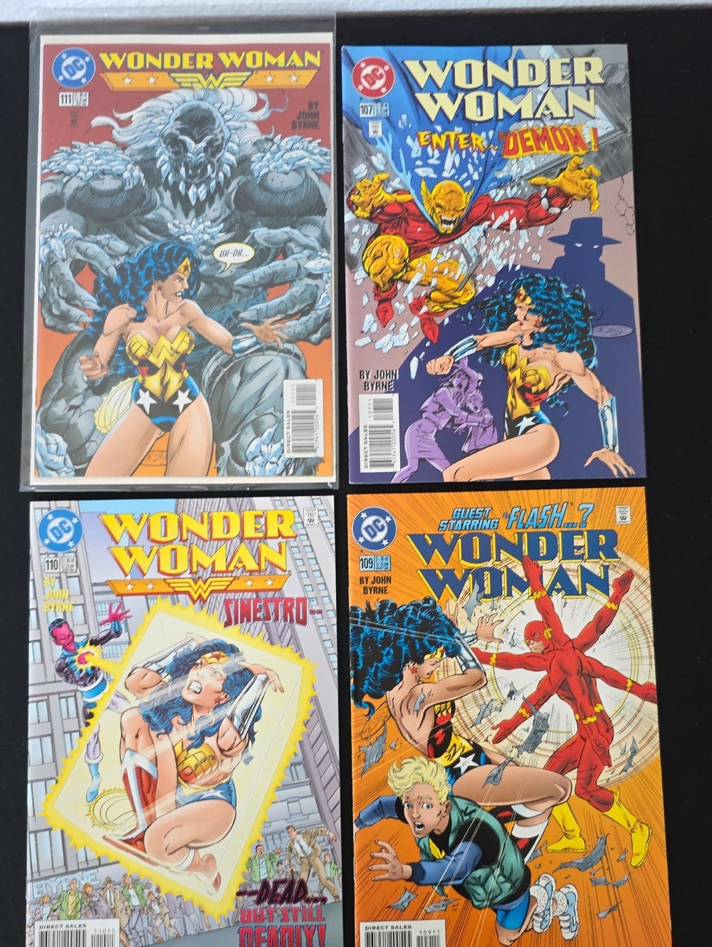 DC Comic Book Set Of 4- Wonder Woman